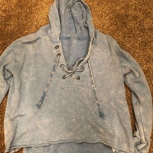 American eagle cropped hoodie